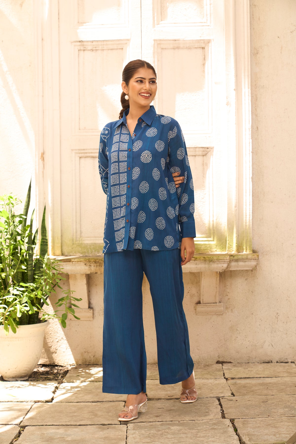 Denim Dots Co-ord Set