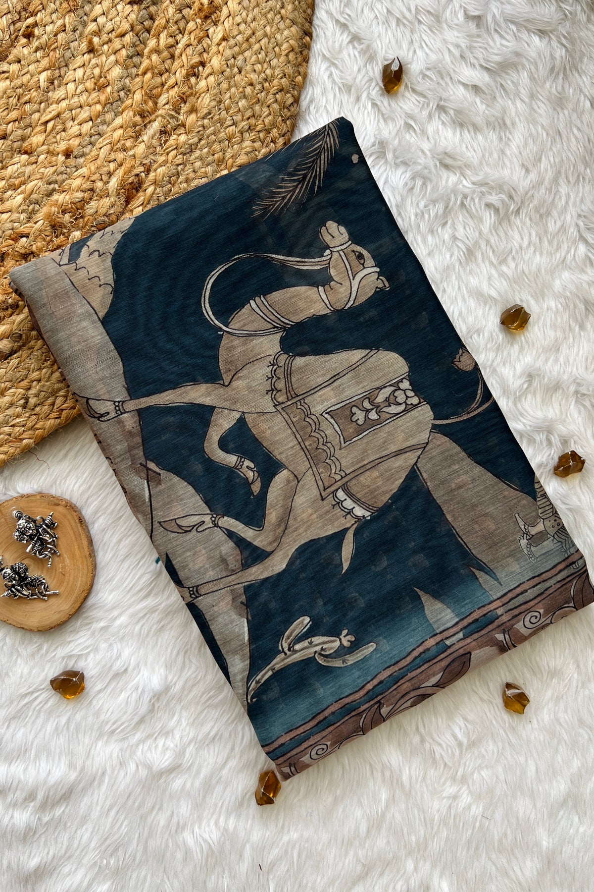 Palace Pop Camel Saree