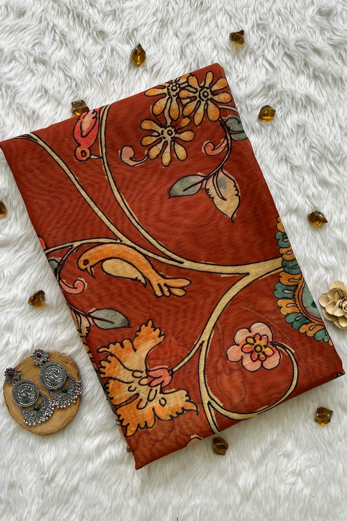 Khush Rang Kalamkari Saree