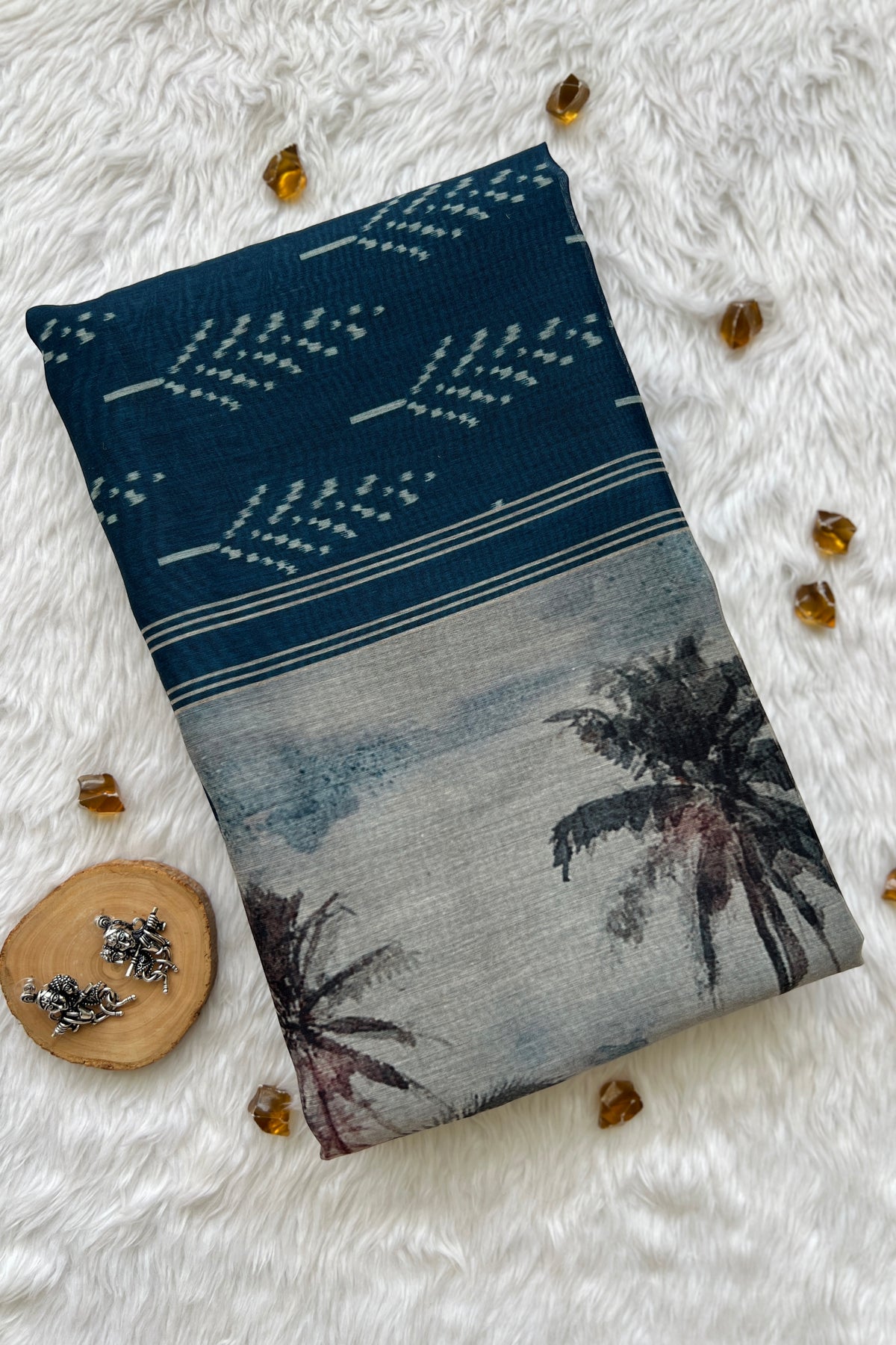 Blue Shore Saga Saree