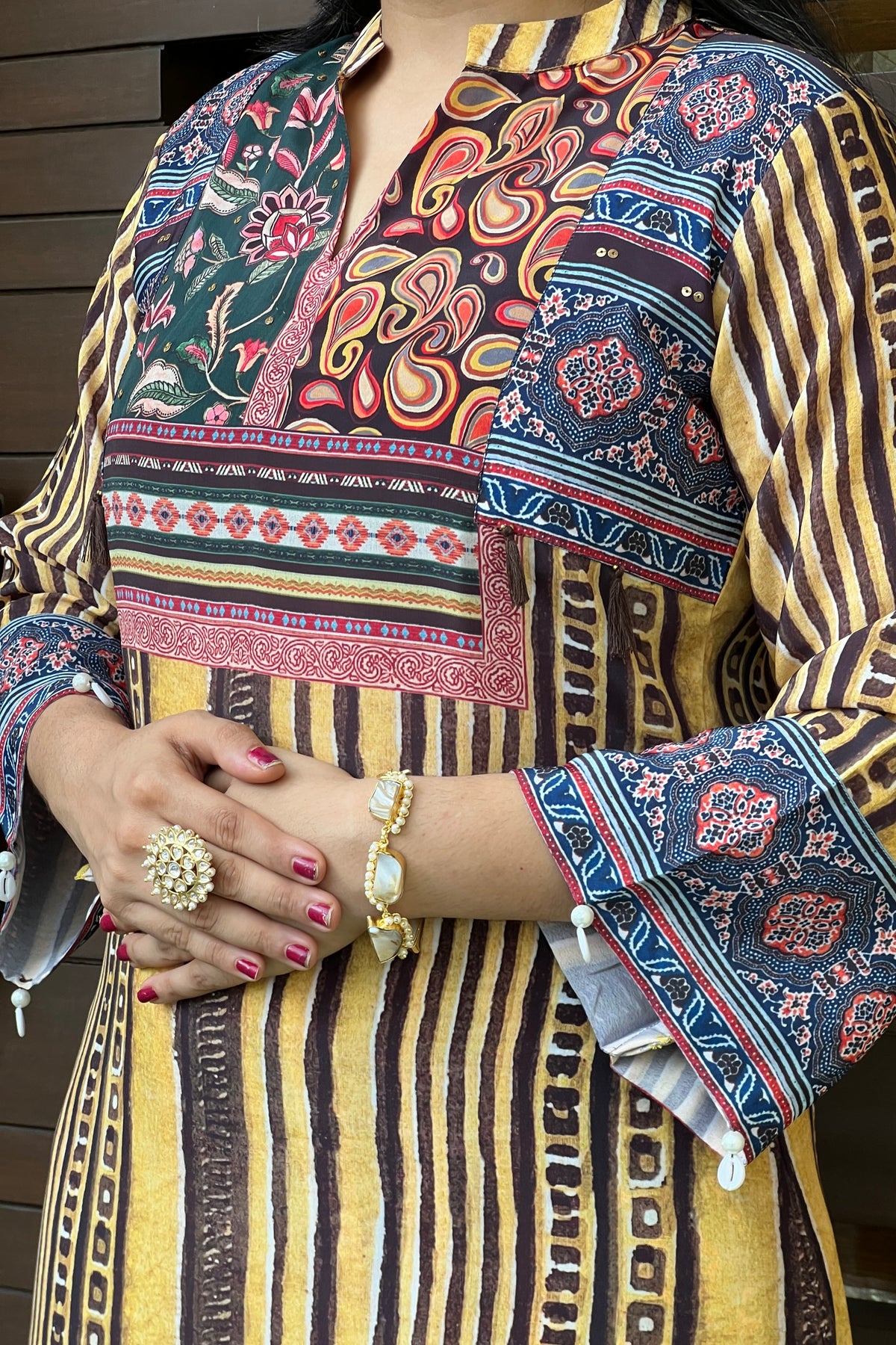 Sunny Delight Kurta Set-Kurta Set-Ekana Label