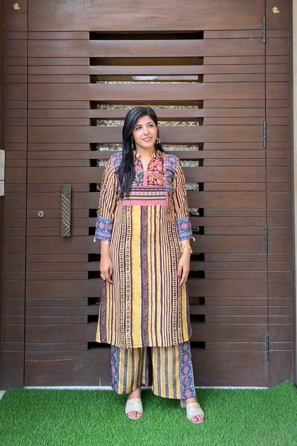 Sunny Delight Kurta Set-Kurta Set-Ekana Label