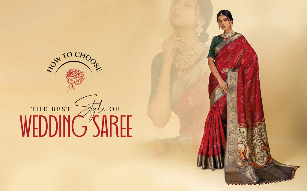 Marriage saree style sales
