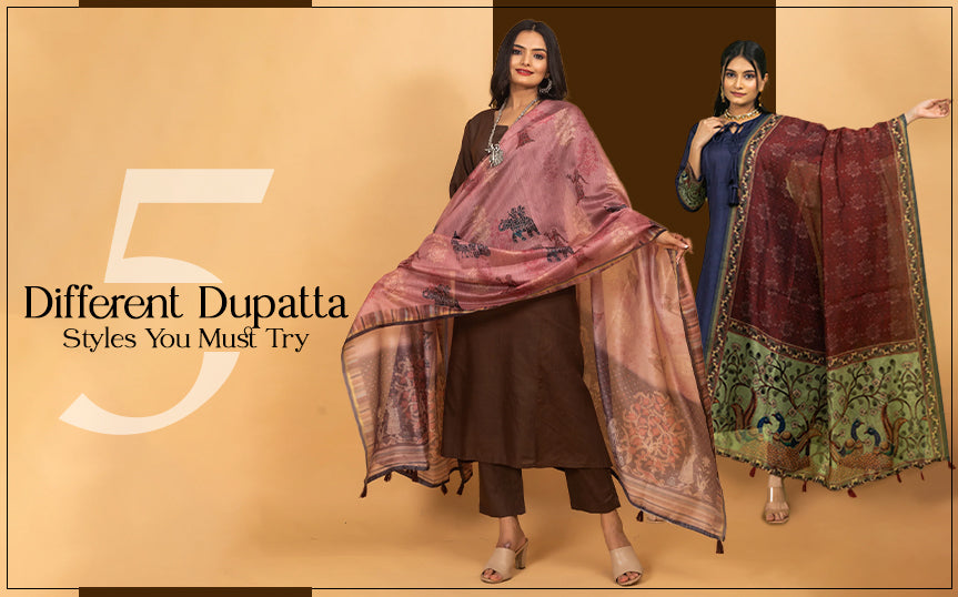 5 Different Dupatta Styles You Must Try