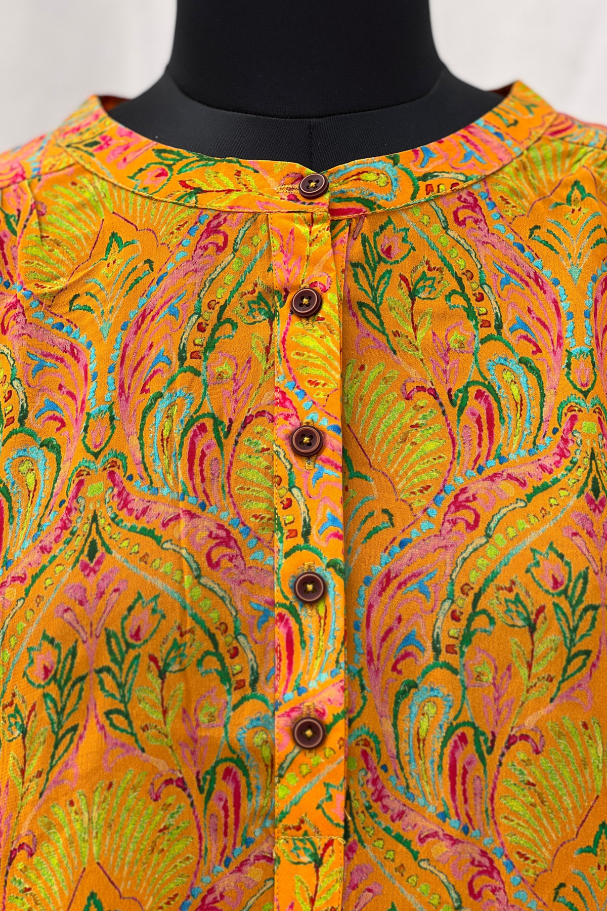 Yellow Abstract Art Shirt-shirts-Ekana Label