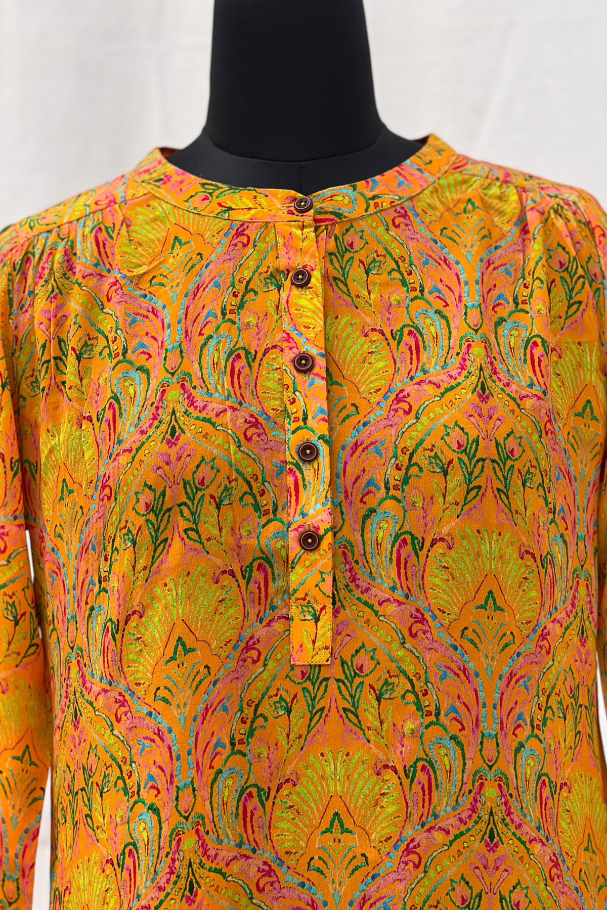 Yellow Abstract Art Shirt-shirts-Ekana Label