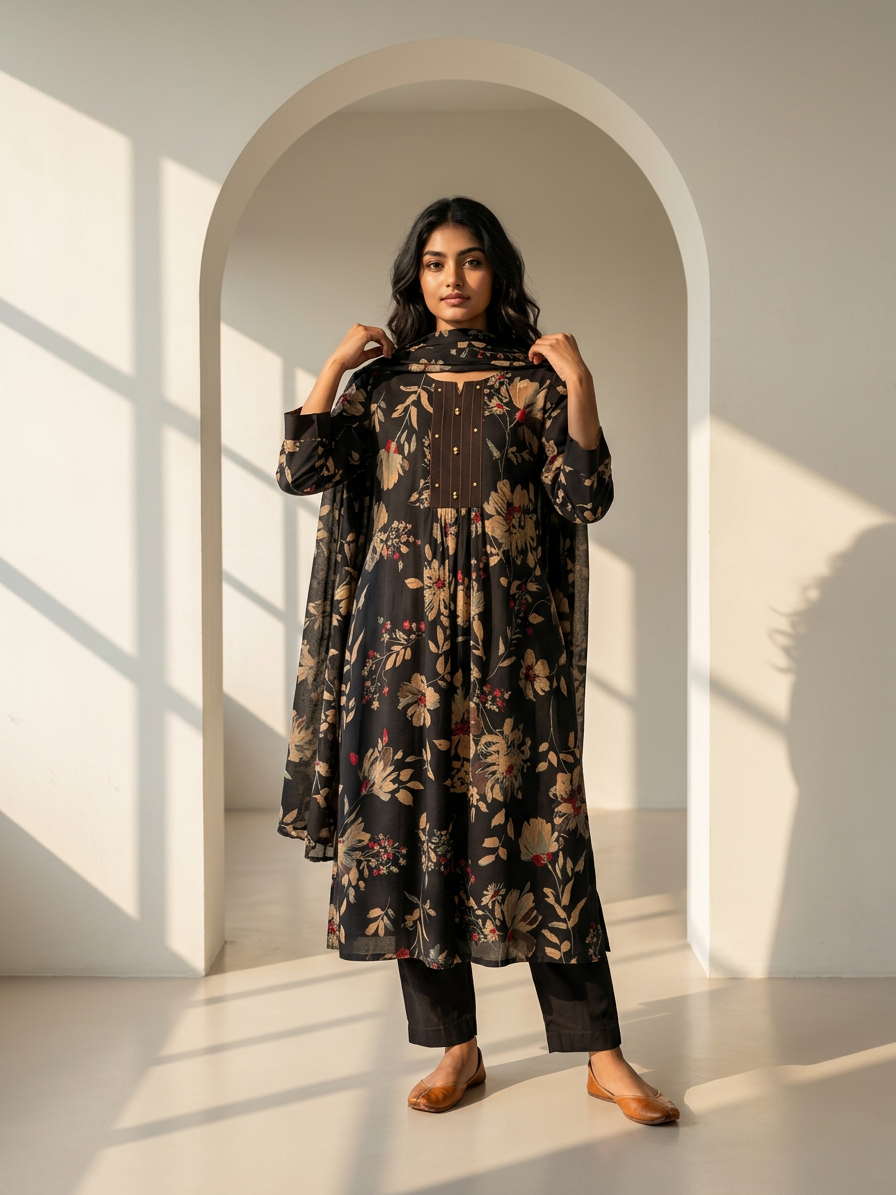 Black Breeze Suit Set