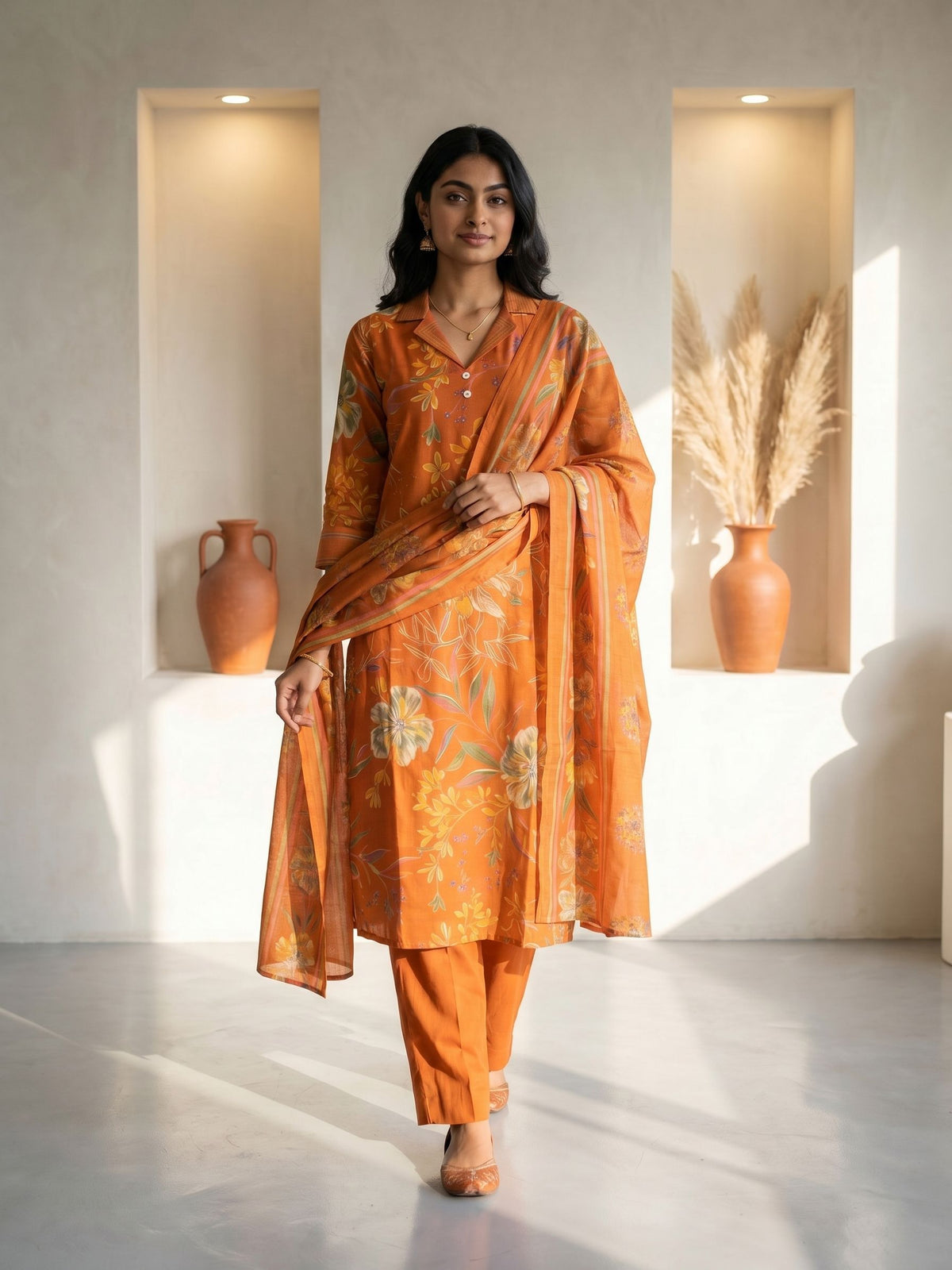 Orange Blossom Suit Set