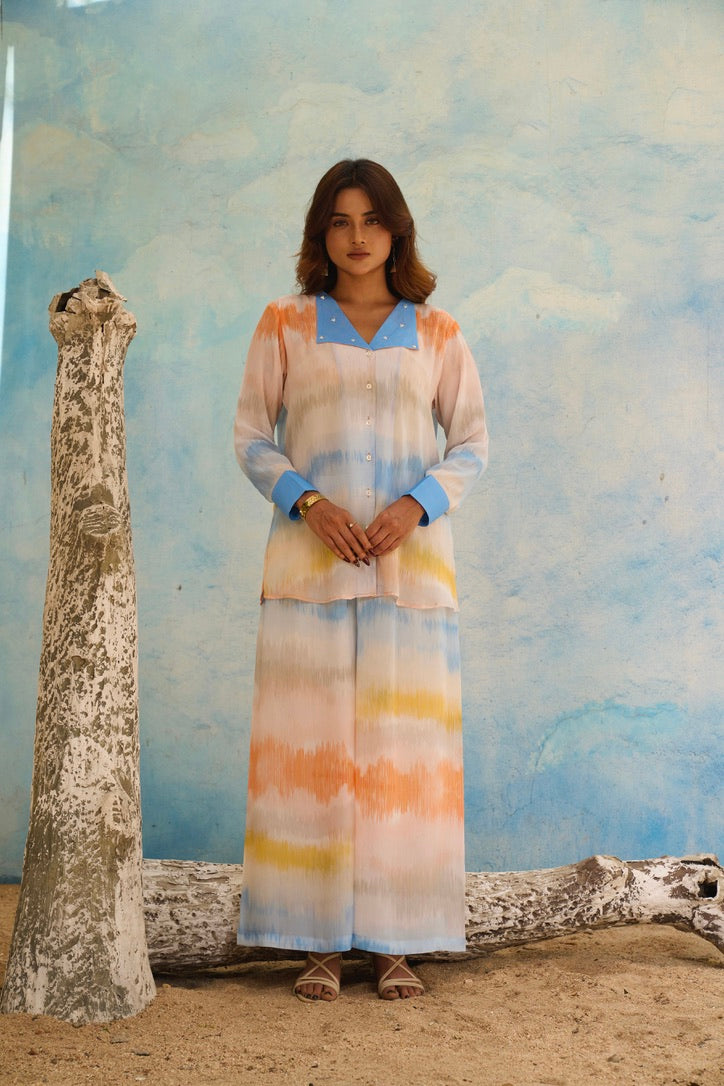 Blue Mirage Co-ord Set