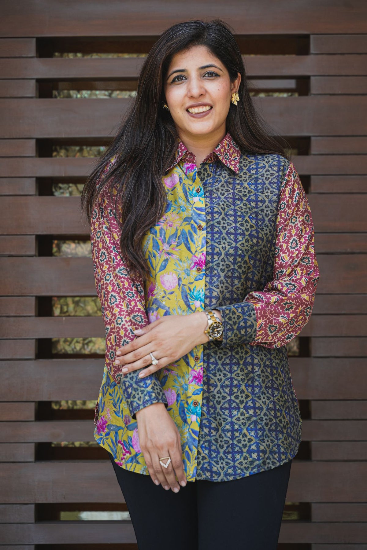 Ajrakh Bloom Shirt