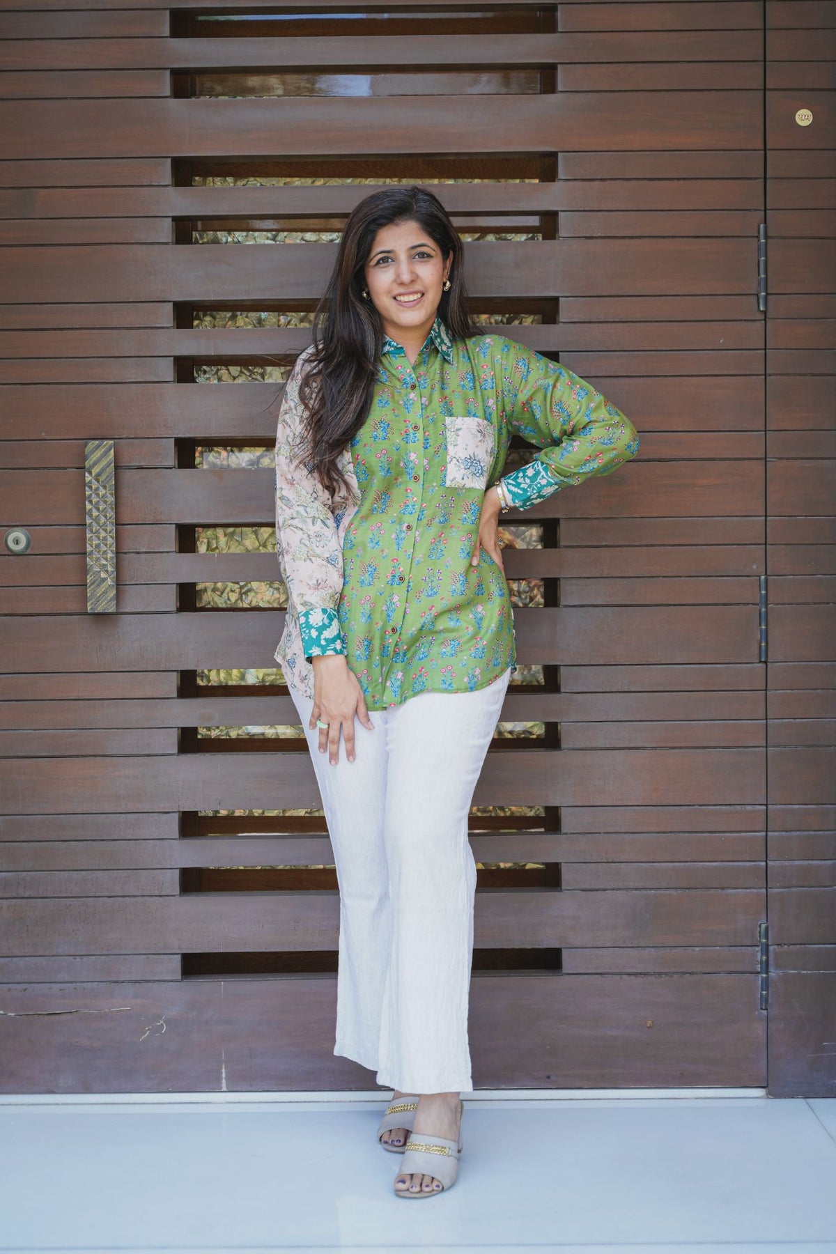 Serene Flora Muslin Shirt
