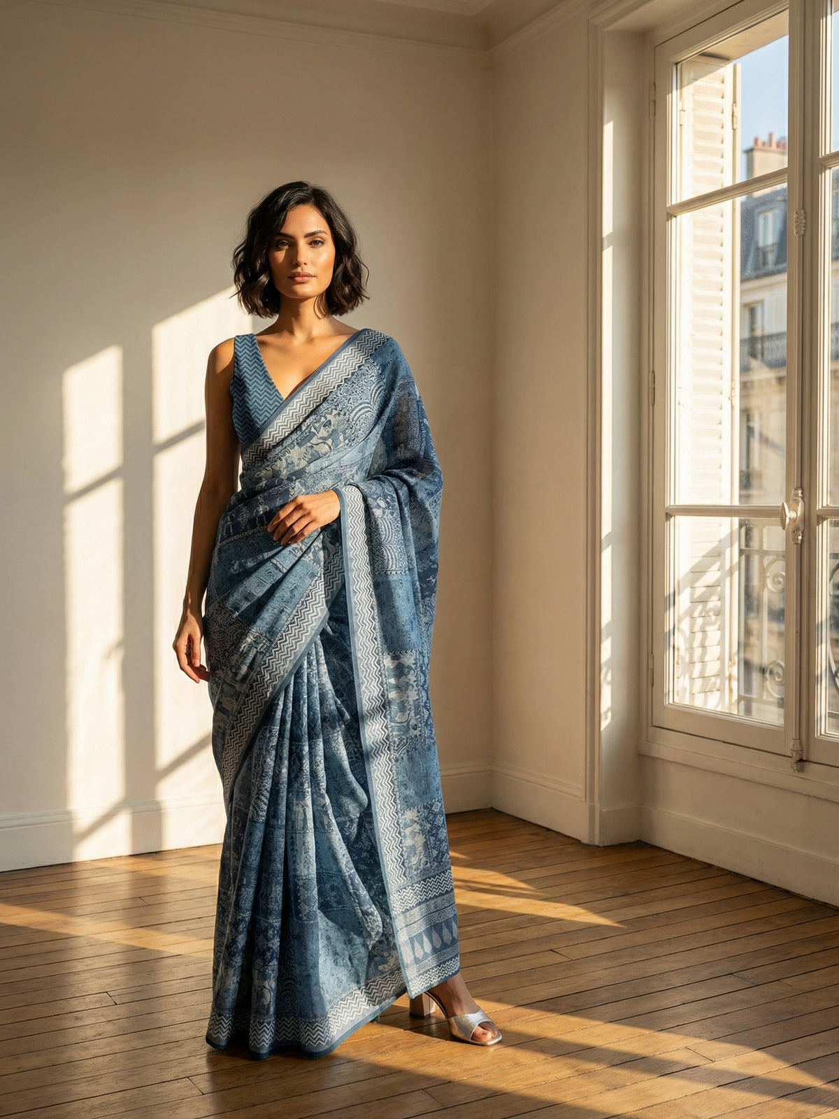 Lily Blue Saree