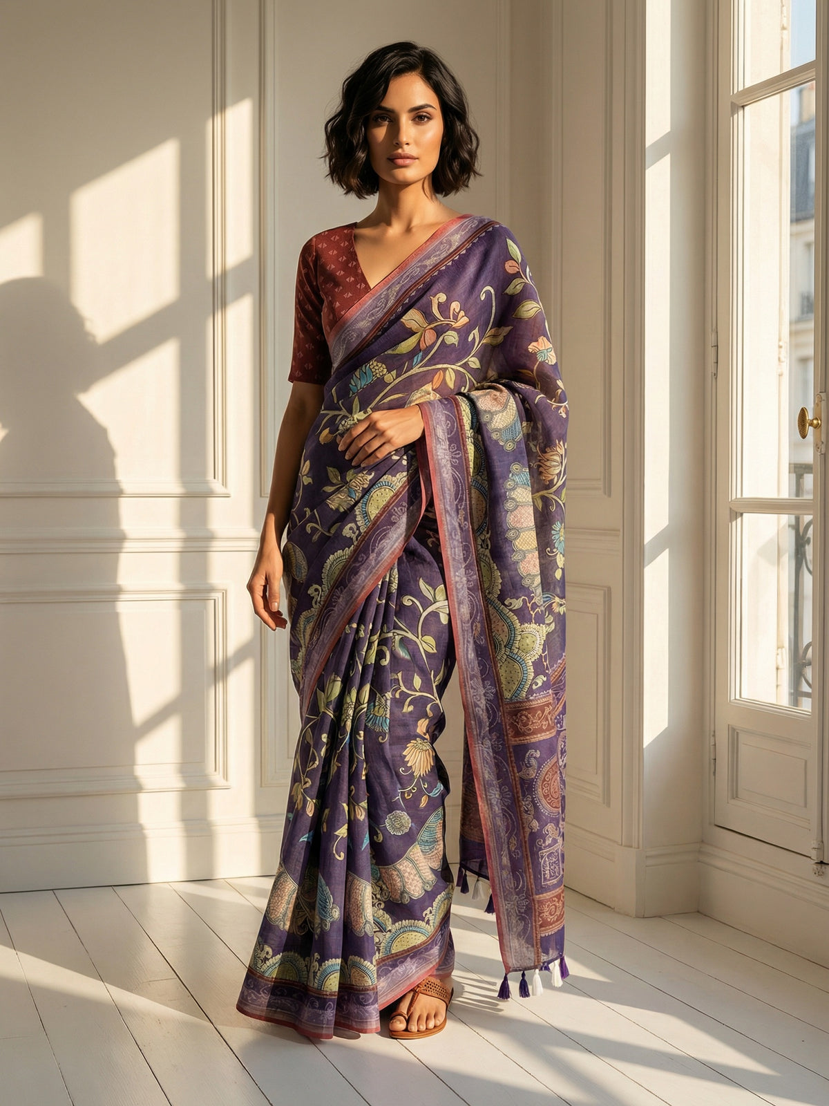 Purple Fairy Saree
