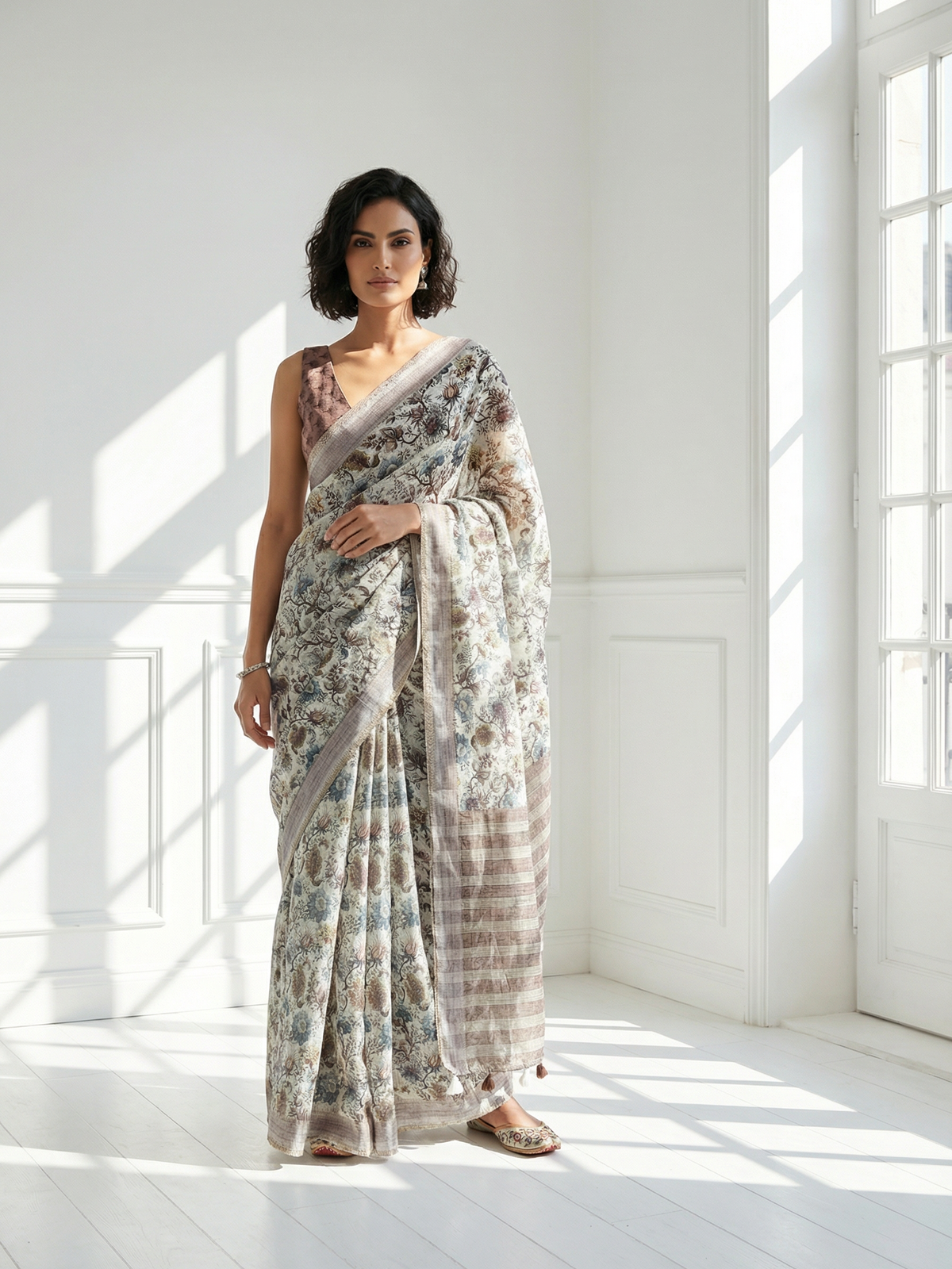 Diya Dusk Saree-Saree-Ekana Label