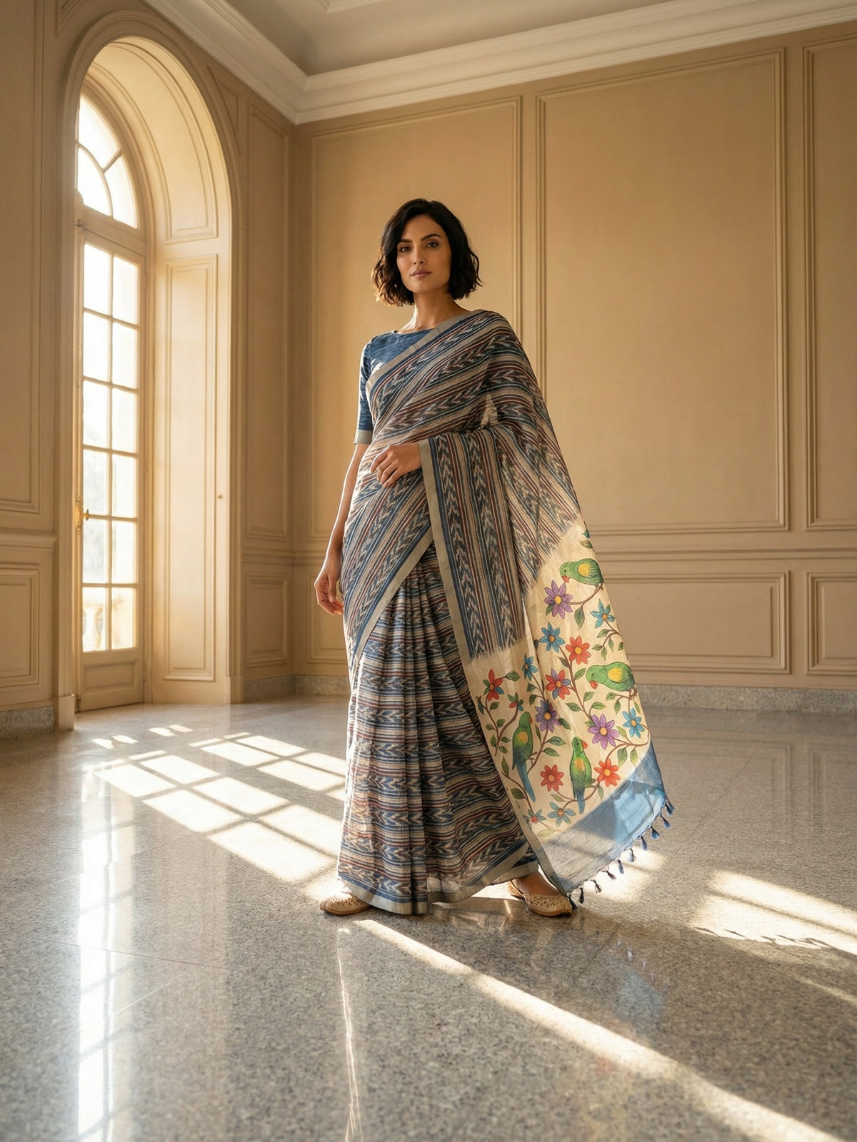 Drishti Ikkat Saree