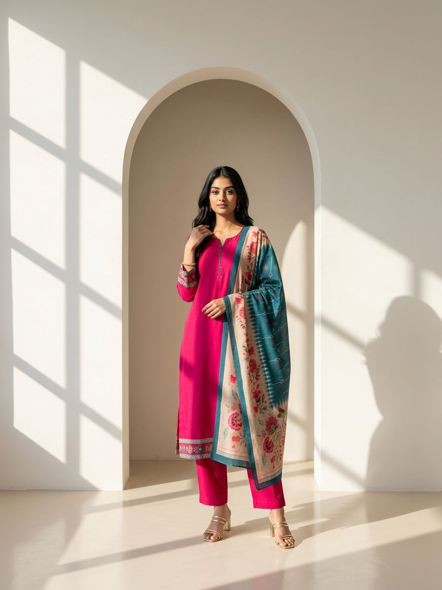 Rani Basant Suit Set