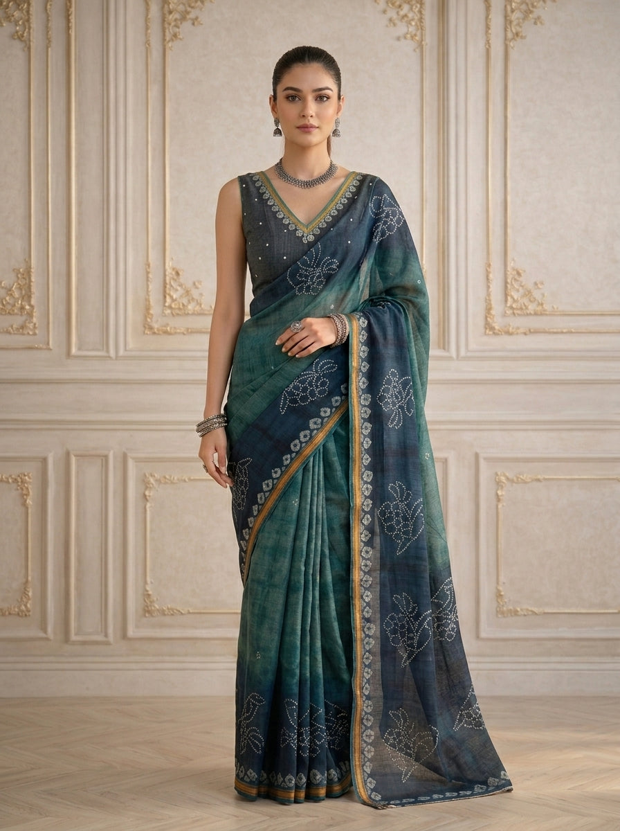 Bird Beauty Saree