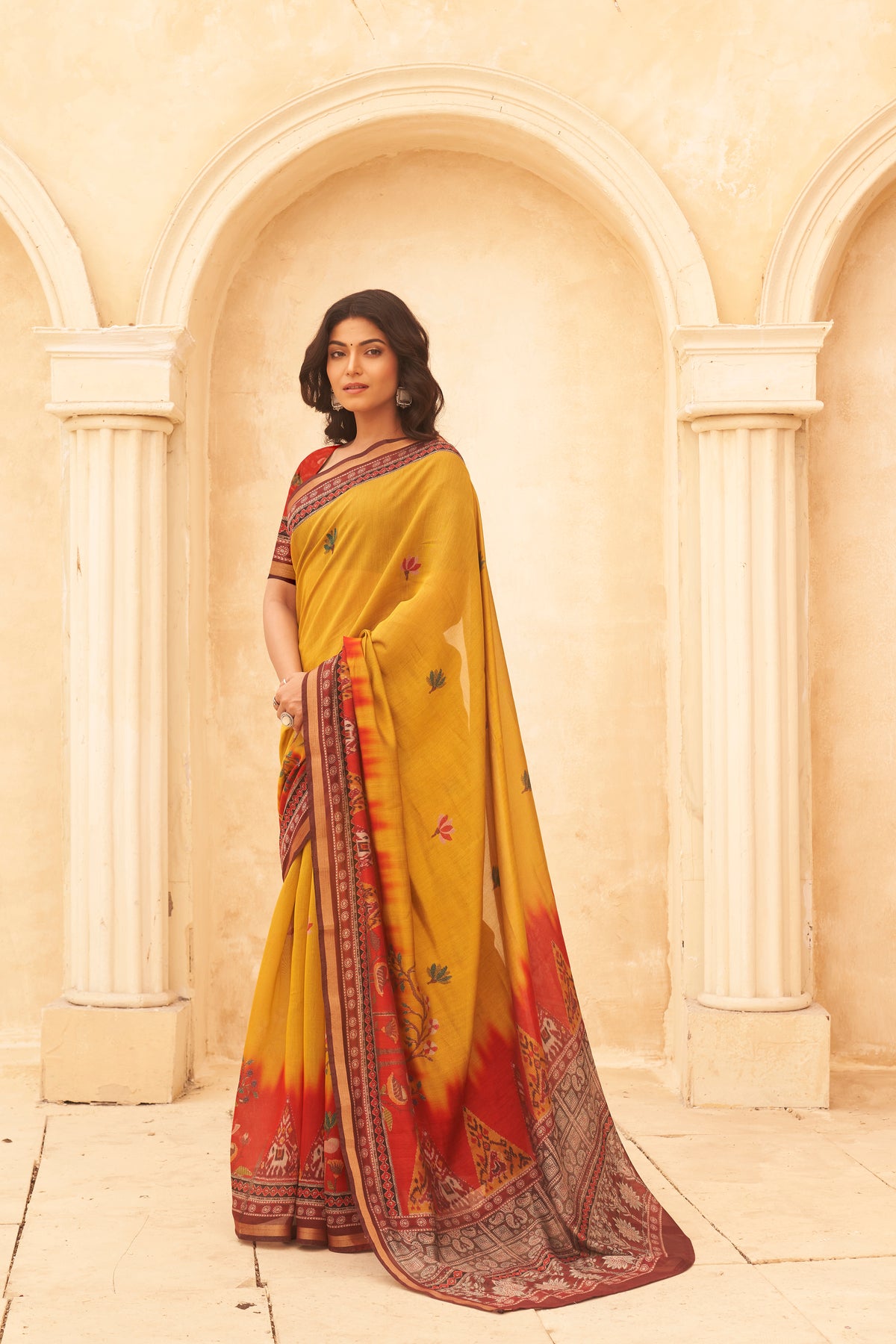 Sunshine Spice Saree