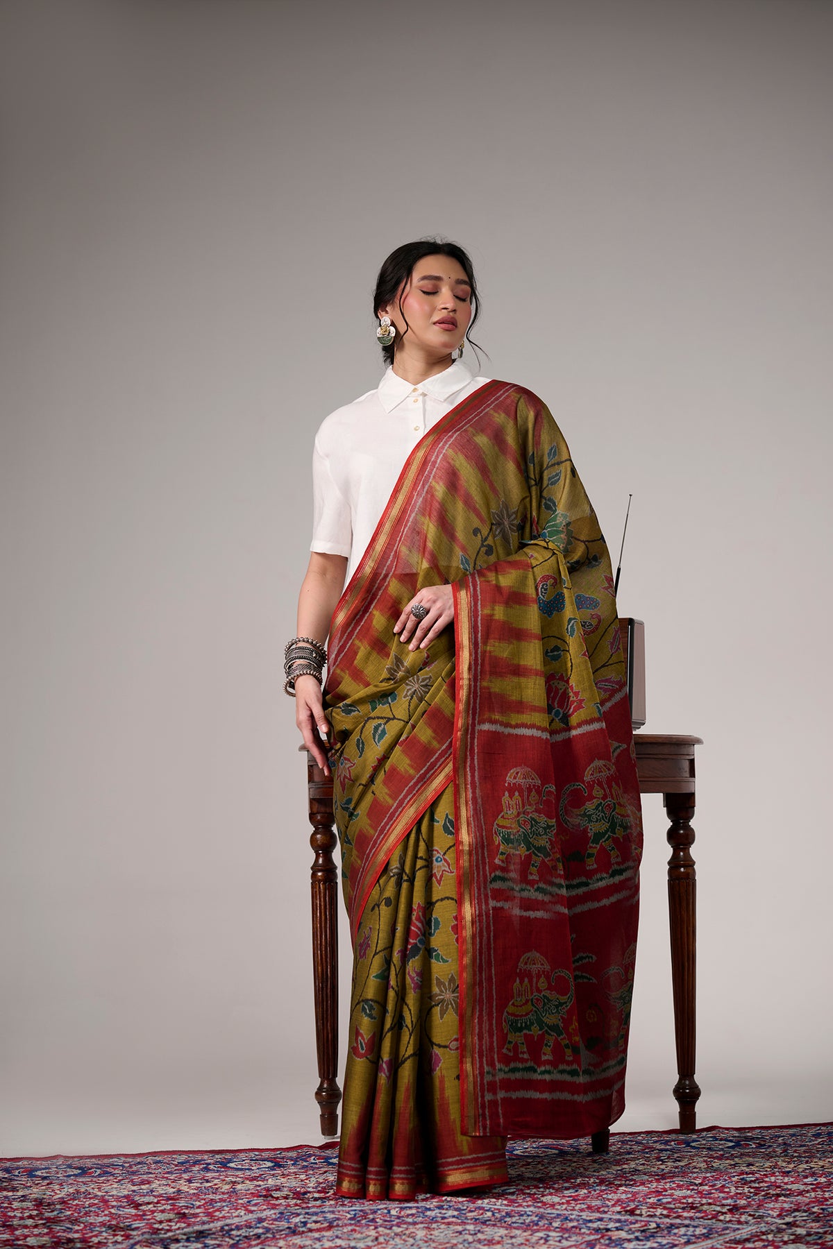 Kesari Saaj Saree