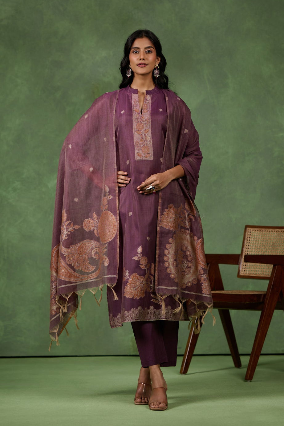 Purple Meher Suit Set