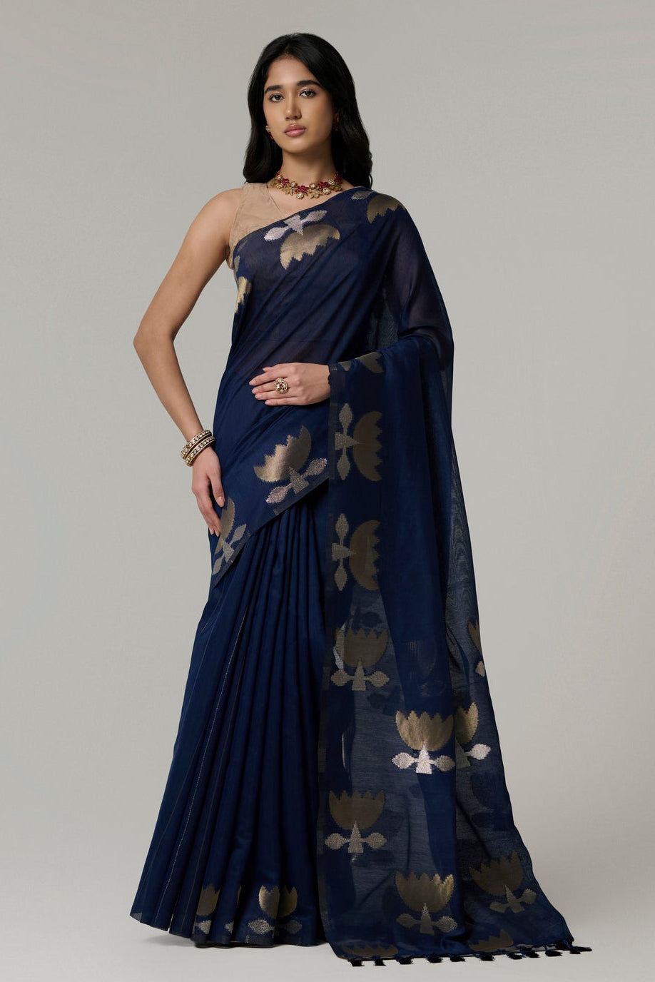 Blue Hour Saree