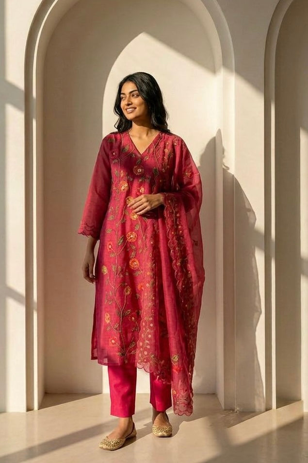 Pink Elegance Suit Set