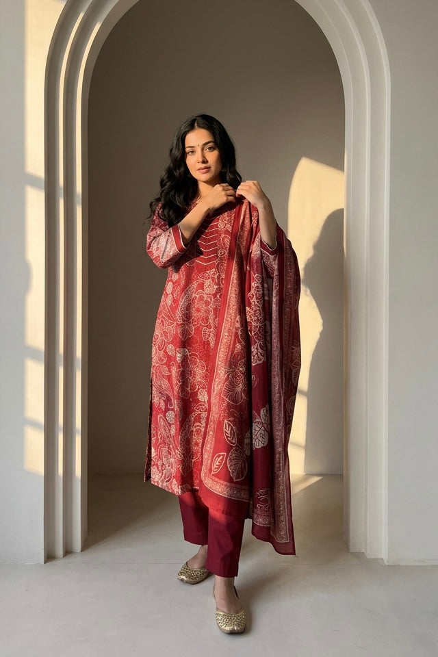 Rose Radiance Suit Set