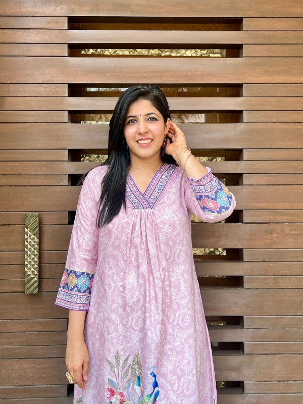 Yashvi Pichwai Bliss Kurta With Dupatta-Kurta with dupatta-Ekana Label