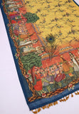 Heera Colorful Mughal Tapestry Saree