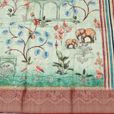 Lunasha Saree with Nature's Tapestry