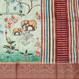 Lunasha Saree with Nature's Tapestry