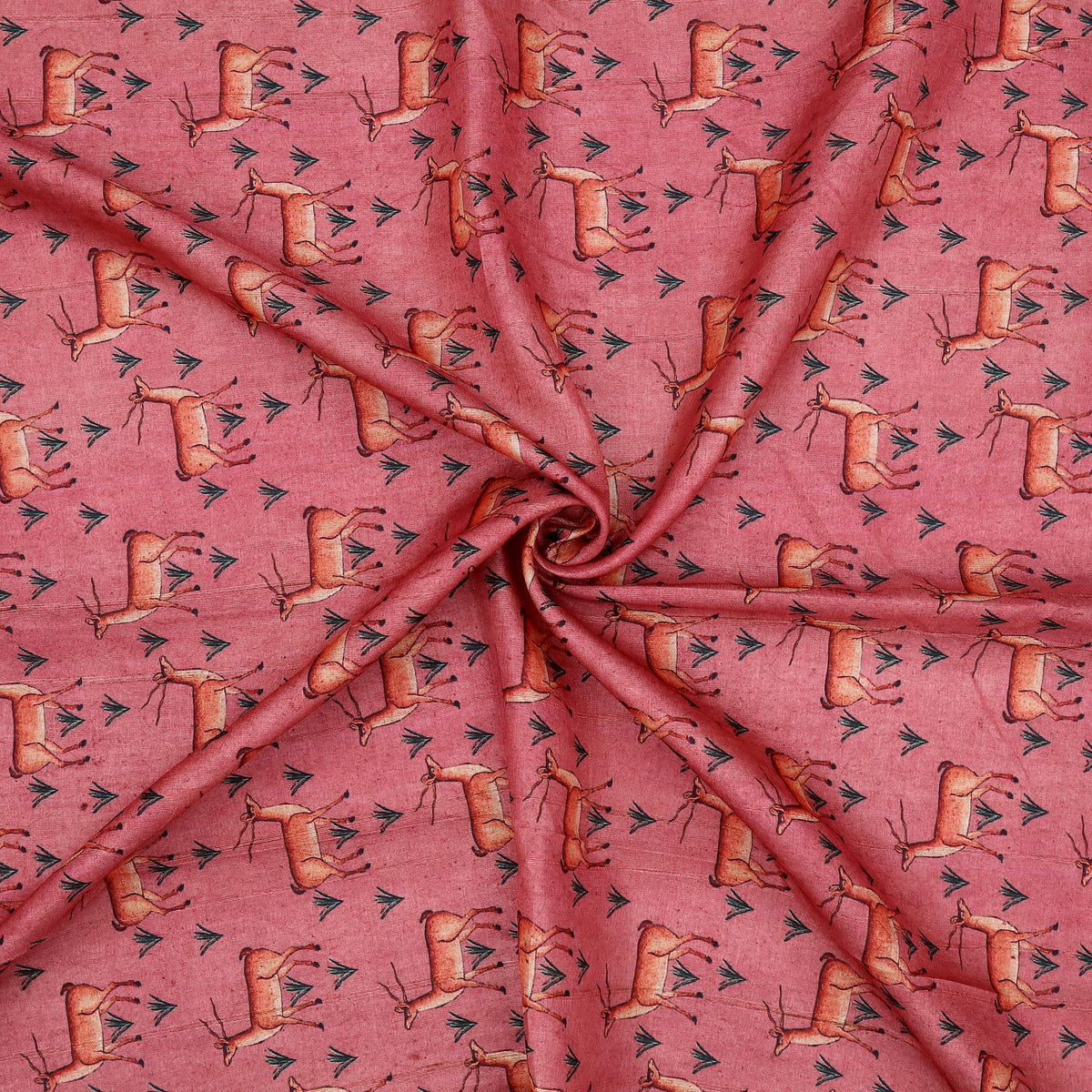 Edha Pink Pichwai Saree-Saree-Ekana Label