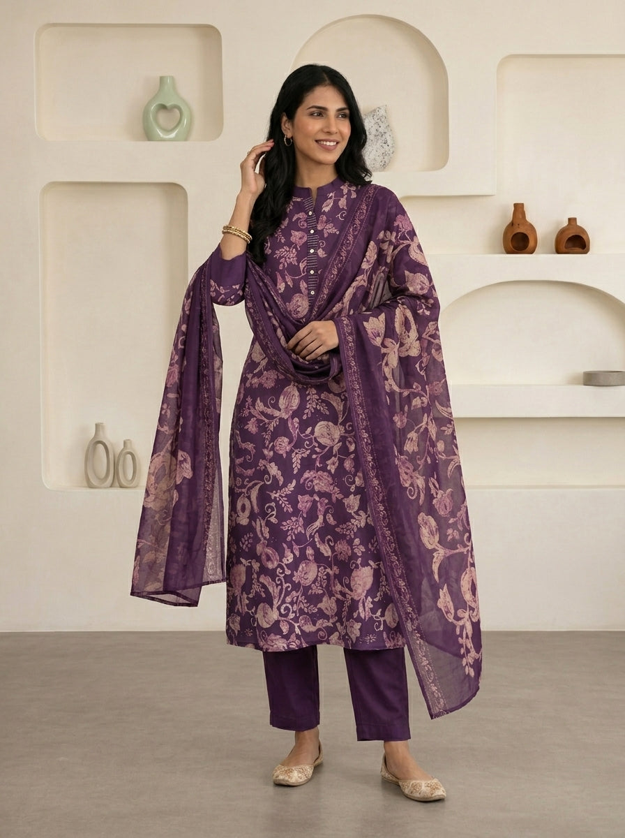Purple Paradise Suit Set
