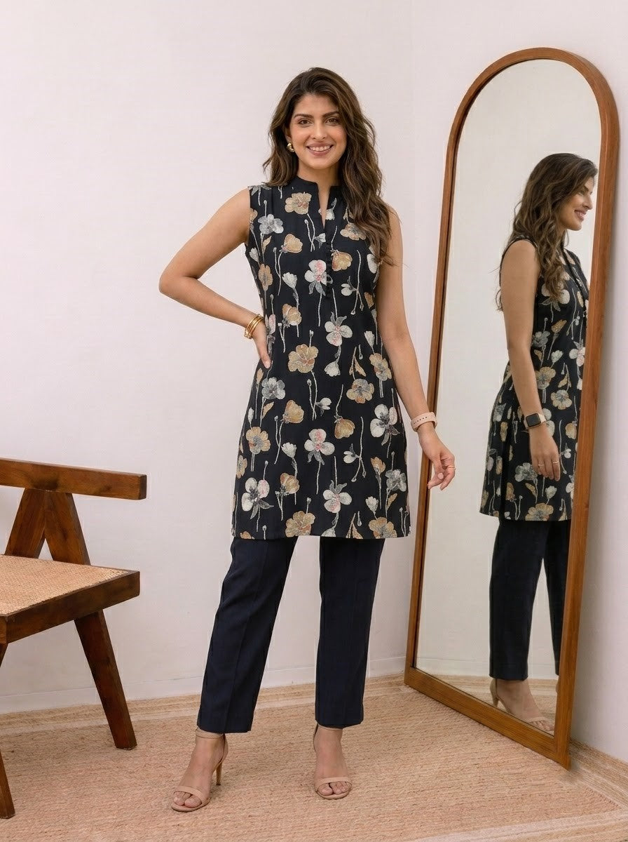 Dark Petals Co-ord Set