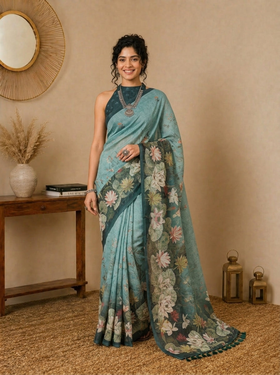 Neela Kamal Saree