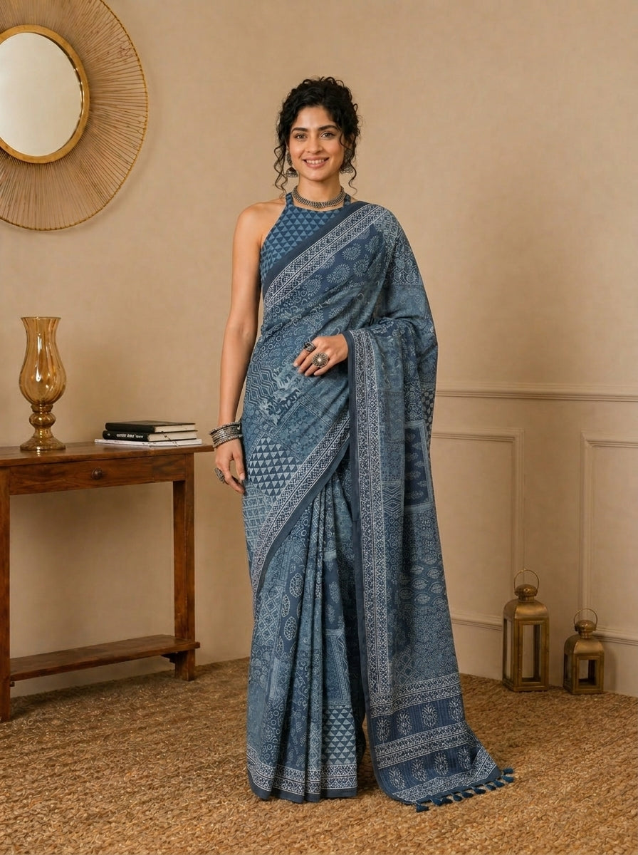 Neela Bhoomi Saree