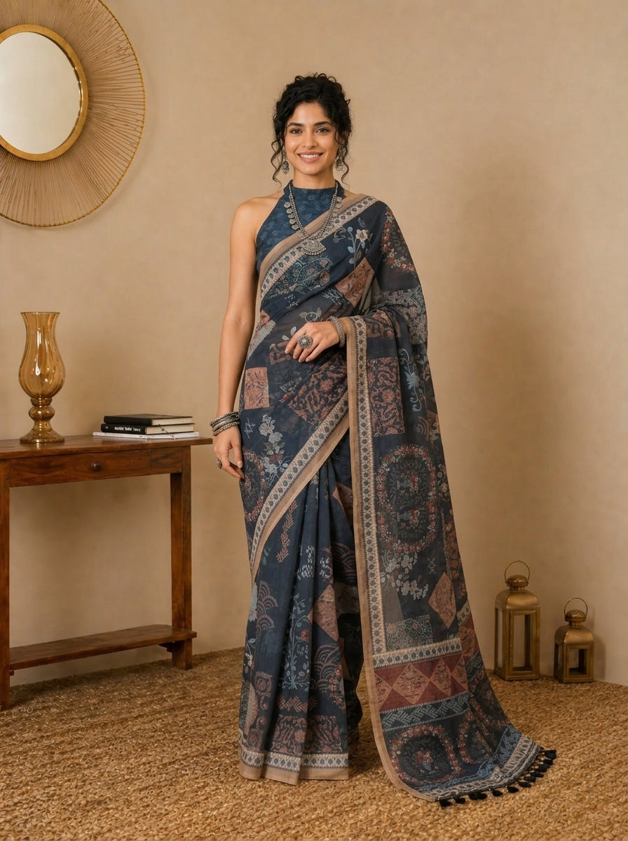 Boho Desi Saree