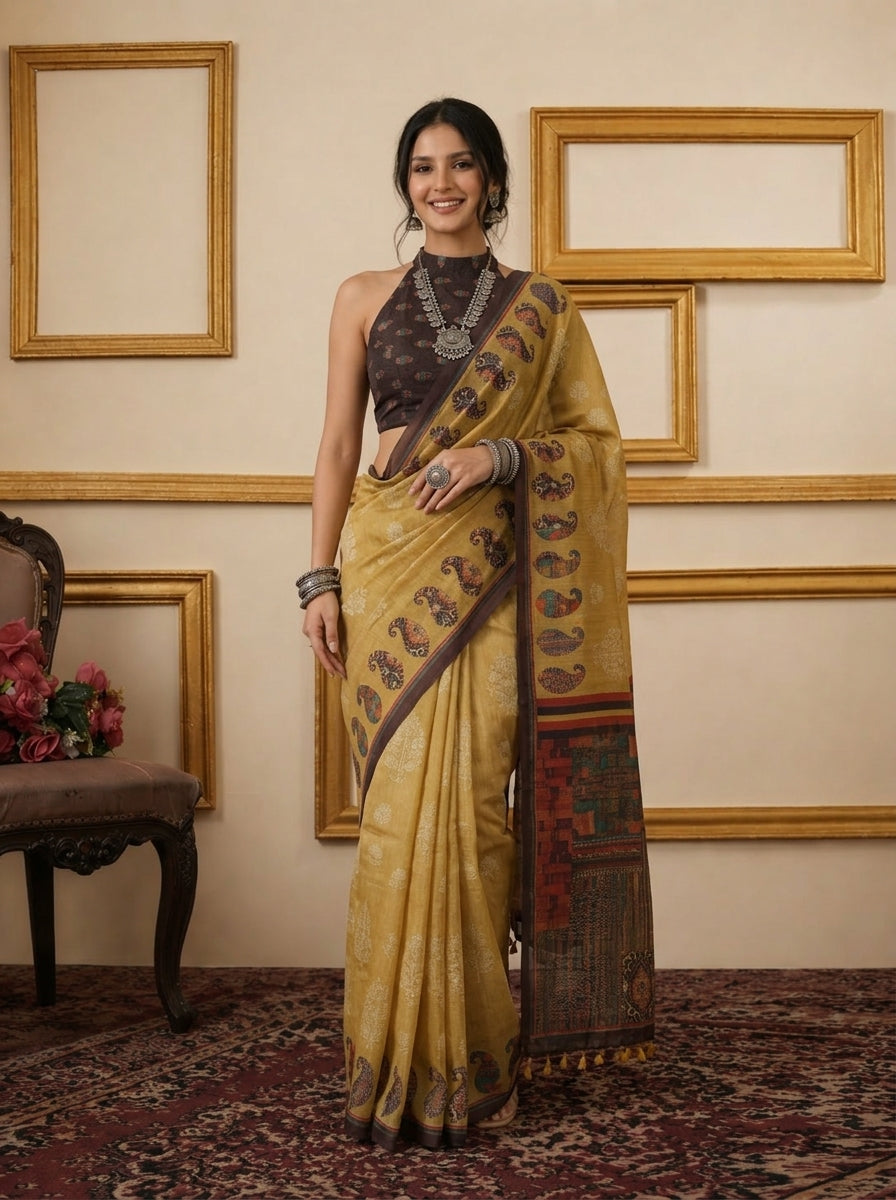 Sona Paisley Saree