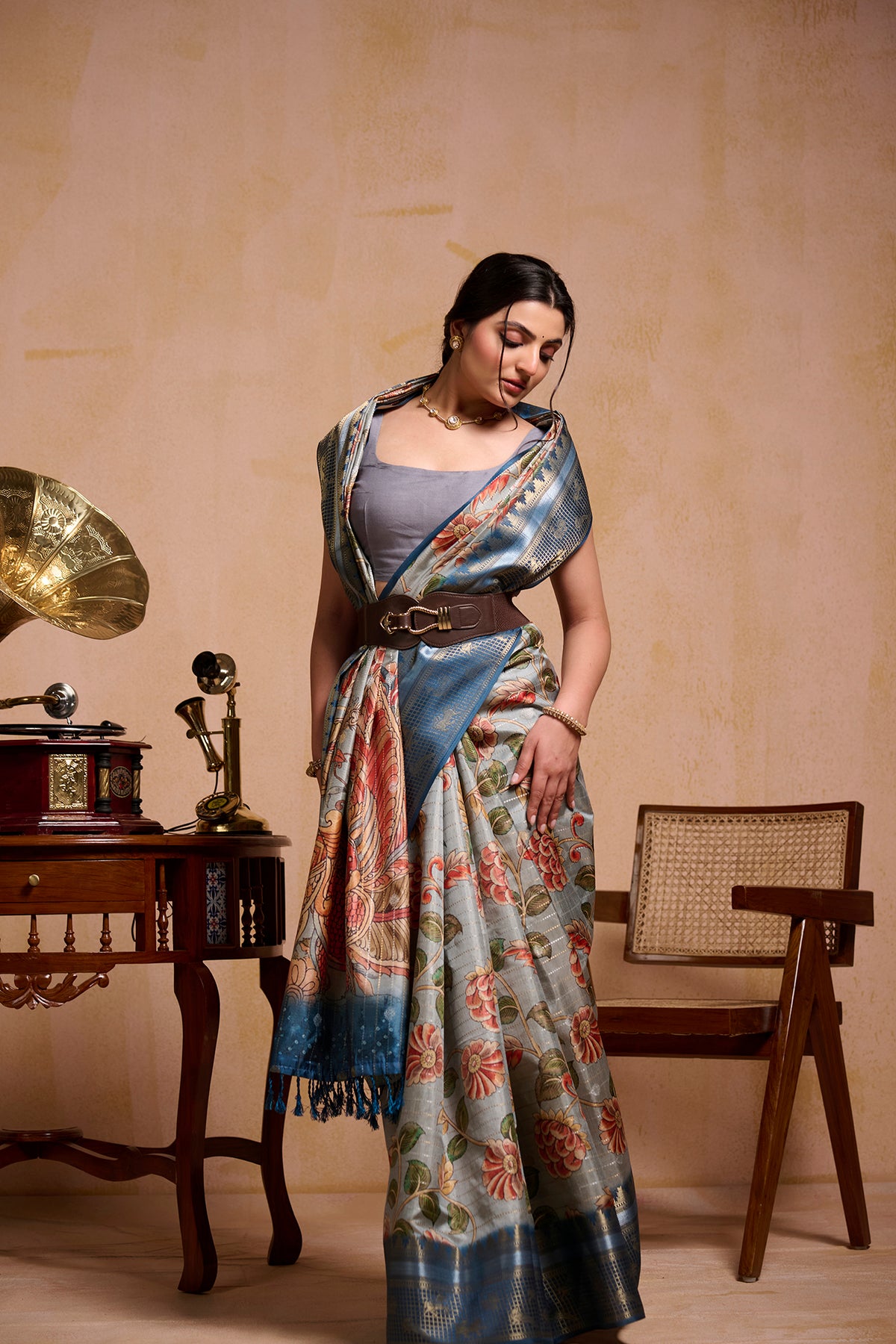 Gulab Glow Saree