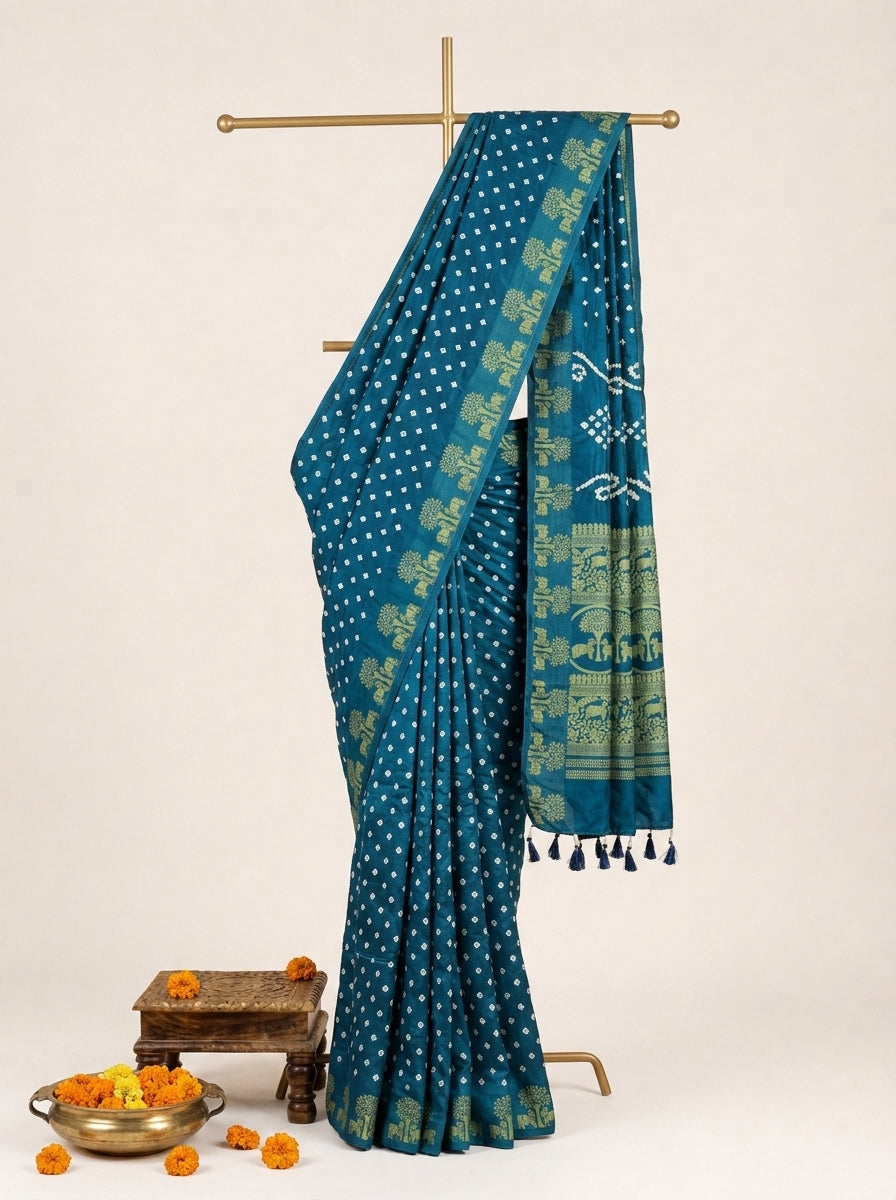 Varnika Pure Bandhani Saree