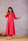 Chaya Angrakha Pink Suit Set