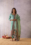 Freya Pichwai and Shibori Fusion Suit Set