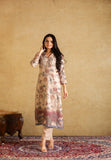 Aanishka V-Neck Kalamkari Beauty with Mughal Borders Suit Set
