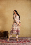 Aanishka V-Neck Kalamkari Beauty with Mughal Borders Suit Set