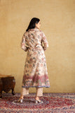 Aanishka V-Neck Kalamkari Beauty with Mughal Borders Suit Set