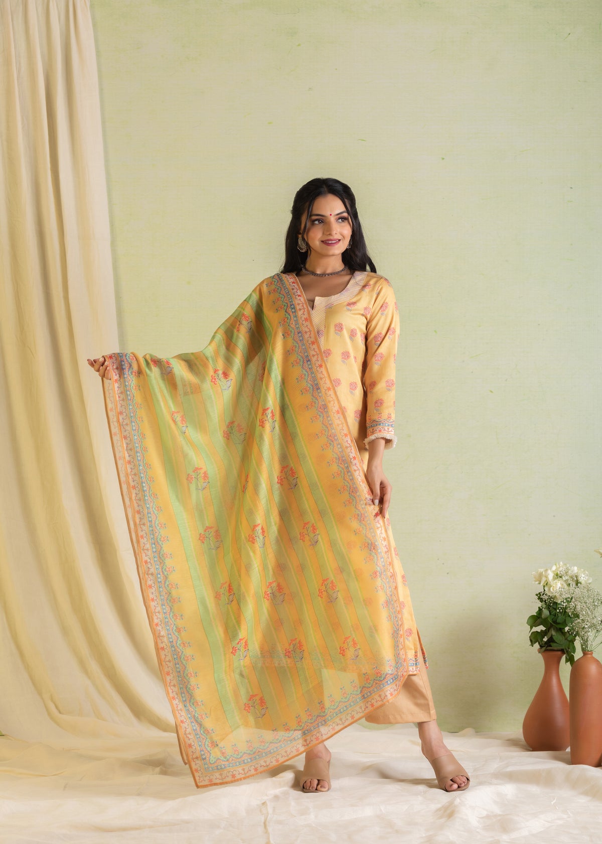 Chann Simplicity with a Rose Touch Suit Set-Suit Set-Ekana Label