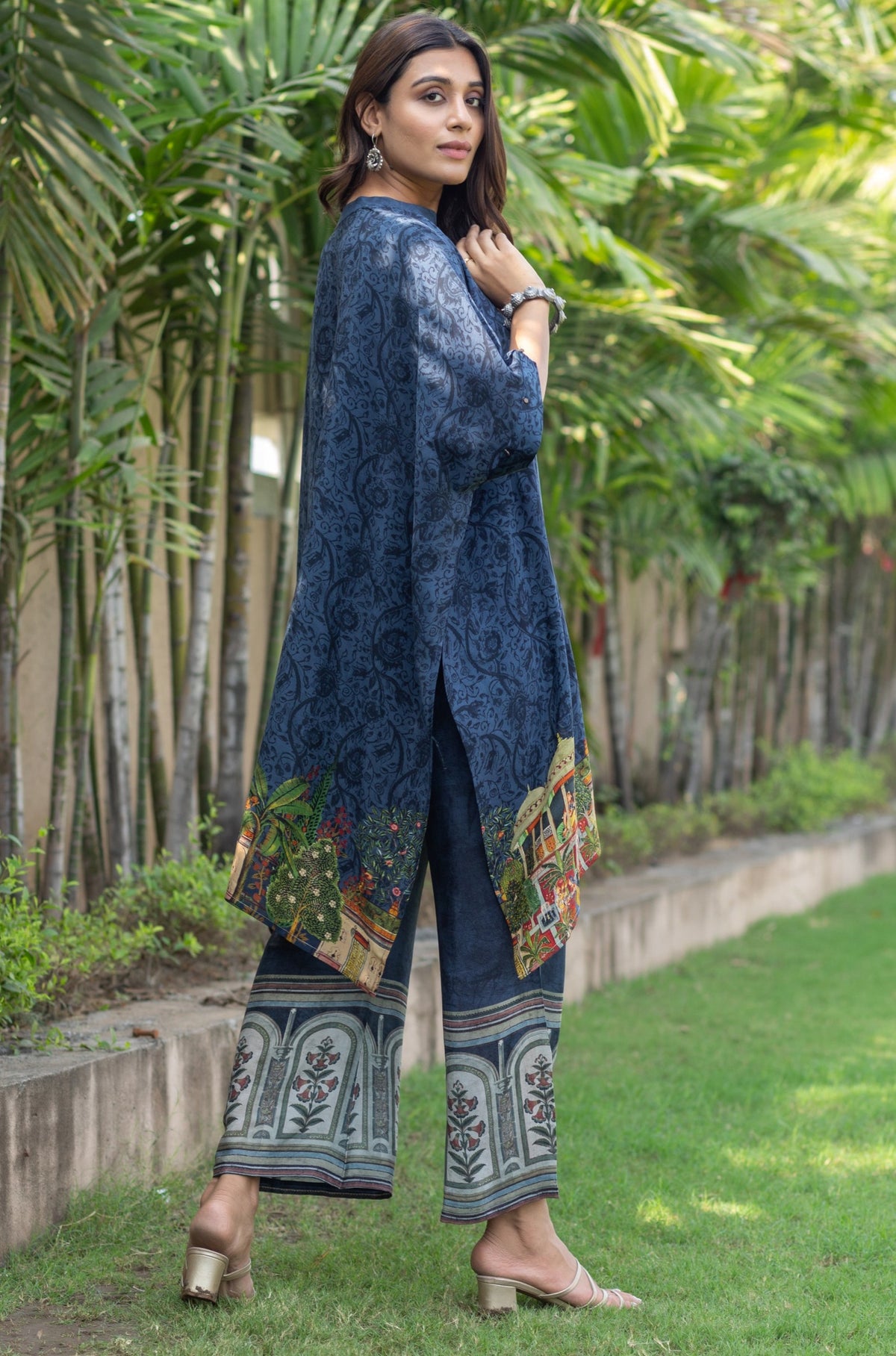 Joy Paradise Kaftan Co-ord Set-Western-Ekana Label