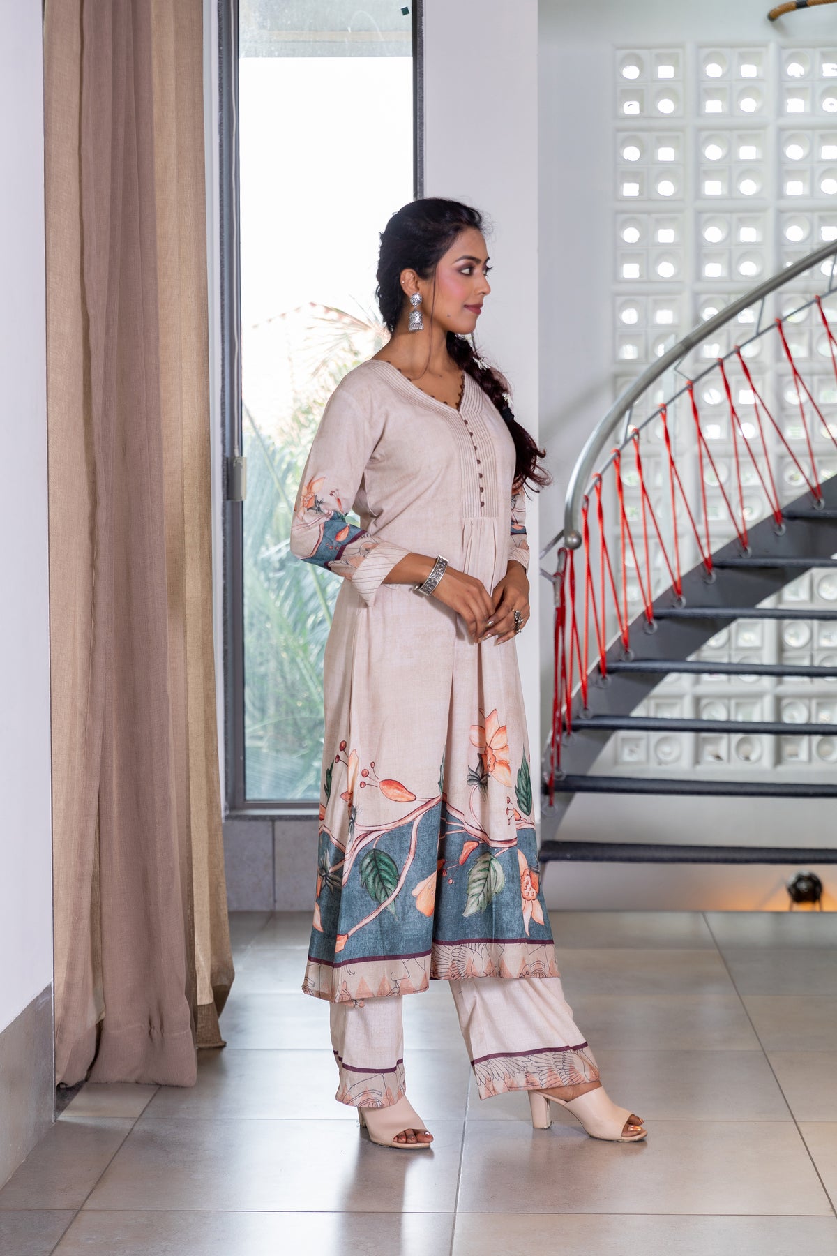 Flora Bloom Three Piece Set-Suit Set-Ekana Label