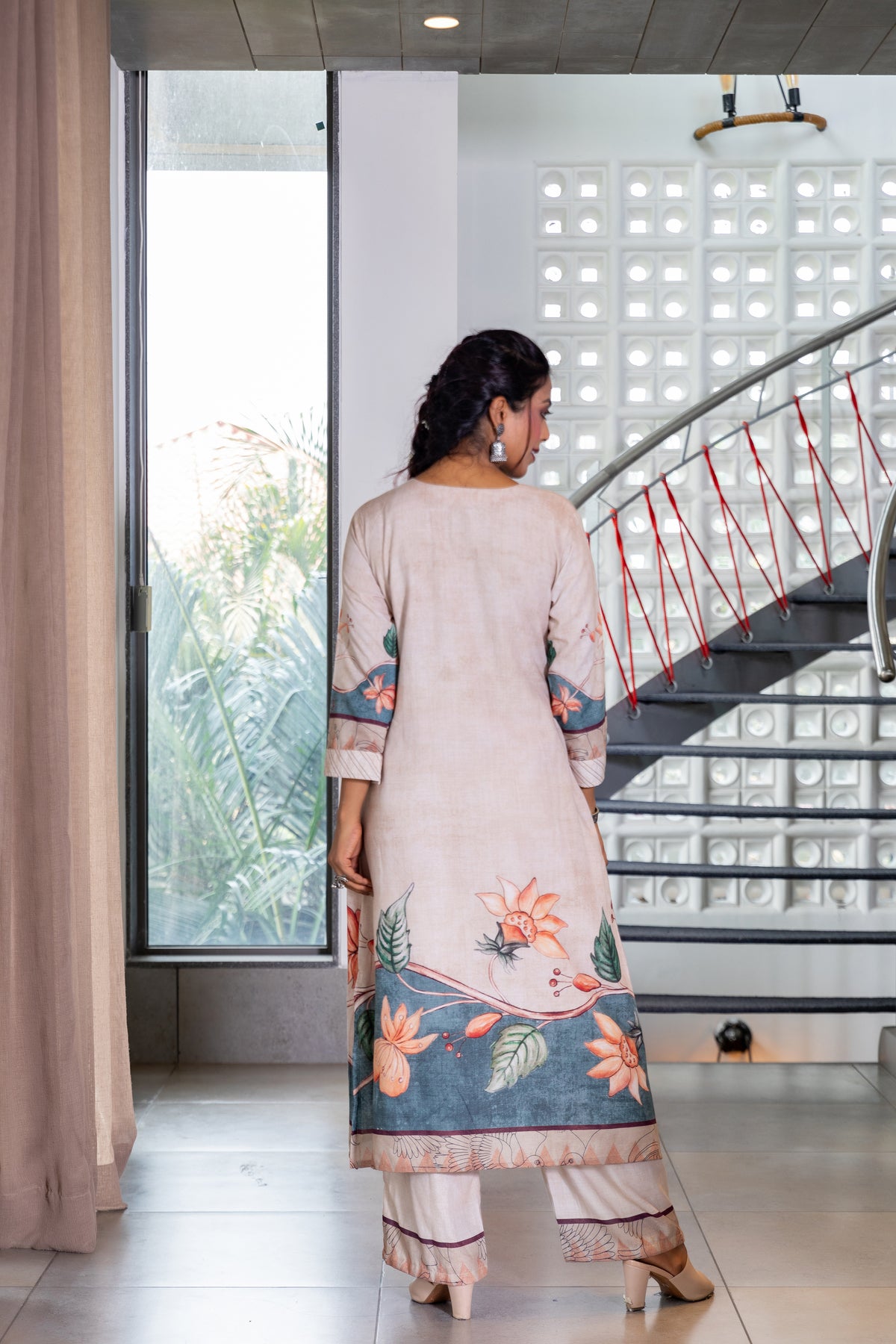 Flora Bloom Three Piece Set-Suit Set-Ekana Label