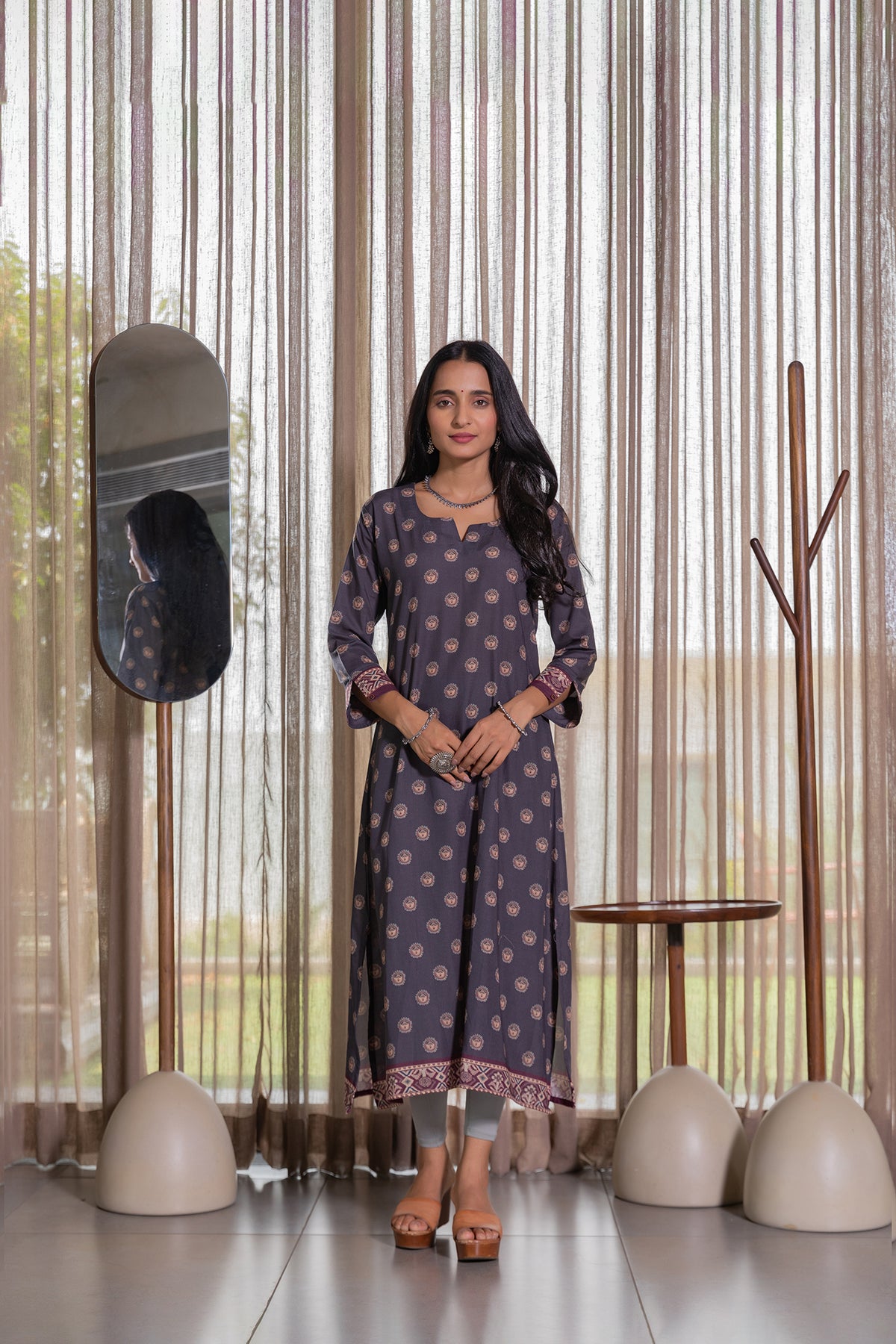 Divya Kurta With Dupatta-Kurta with dupatta-Ekana Label
